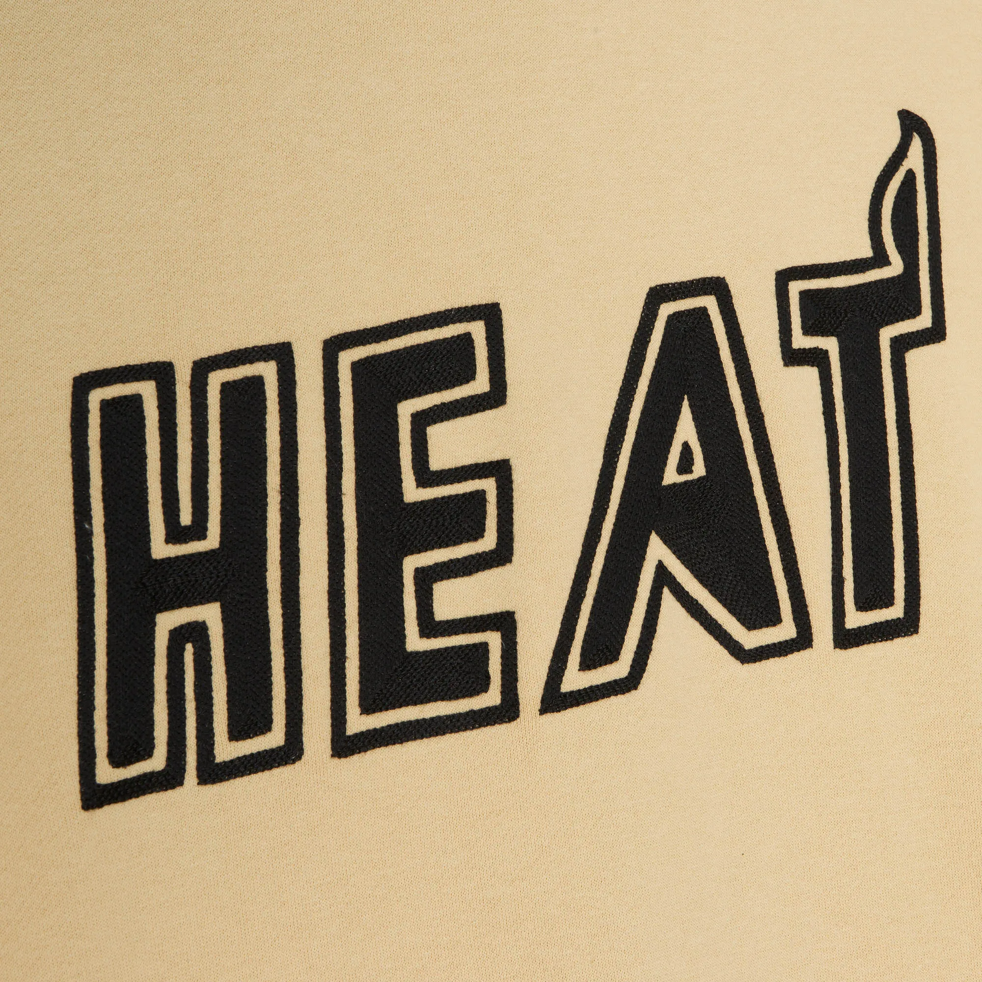 Mitchell and Ness Miami HEAT Khaki Hoodie