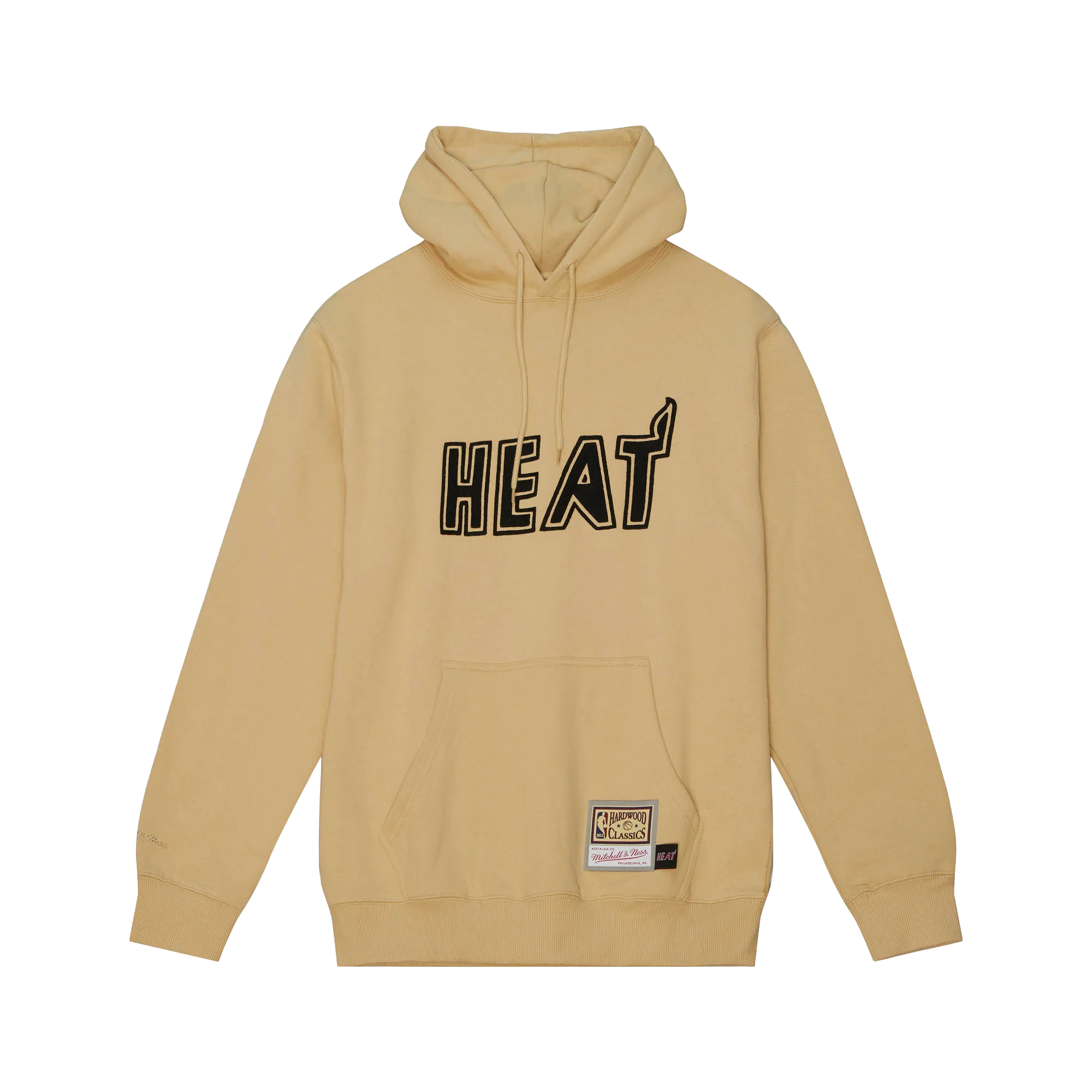 Mitchell and Ness Miami HEAT Khaki Hoodie