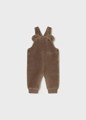 Mocha Brown Corduroy Overalls