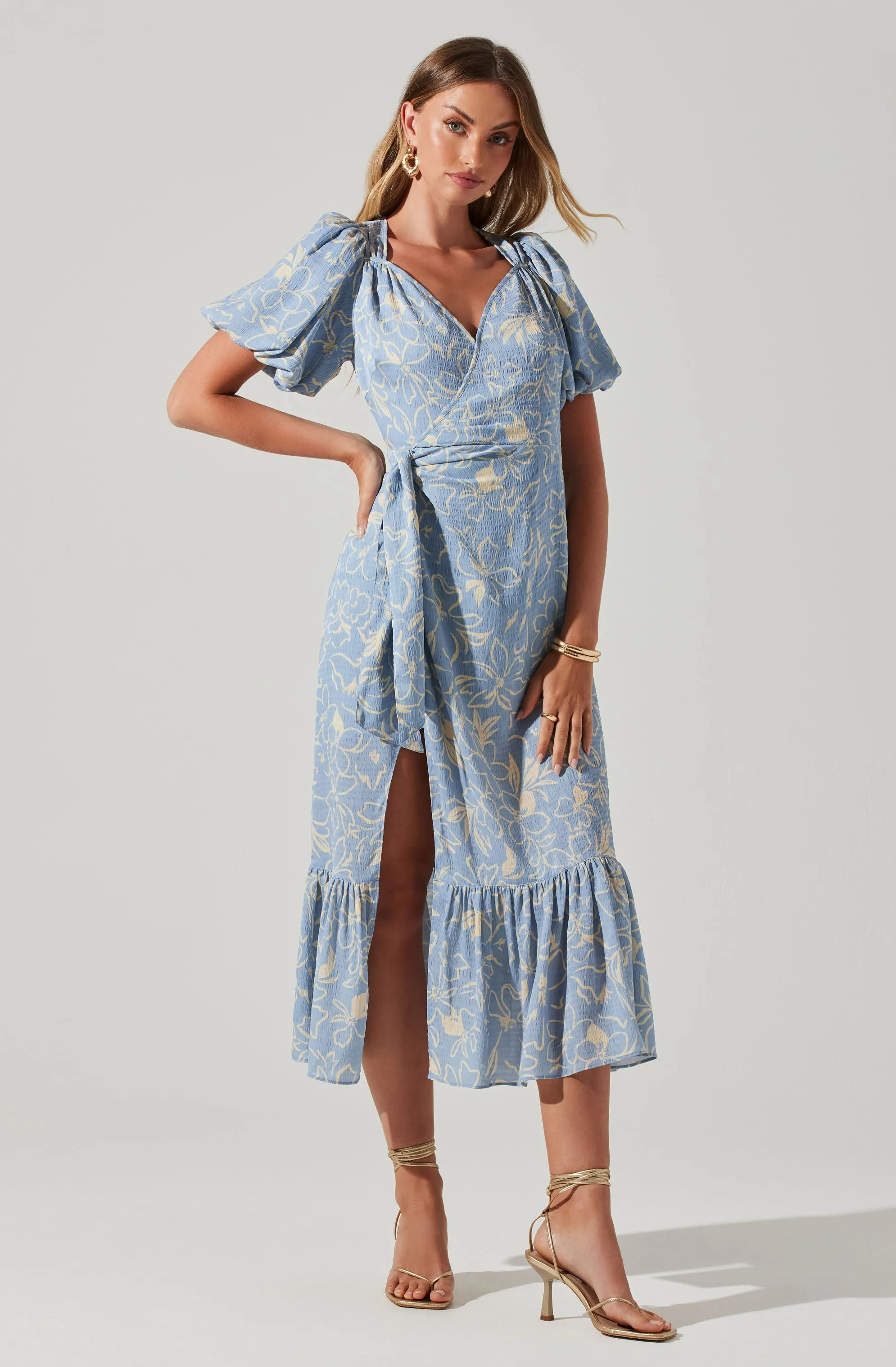 Modena Floral Midi Dress