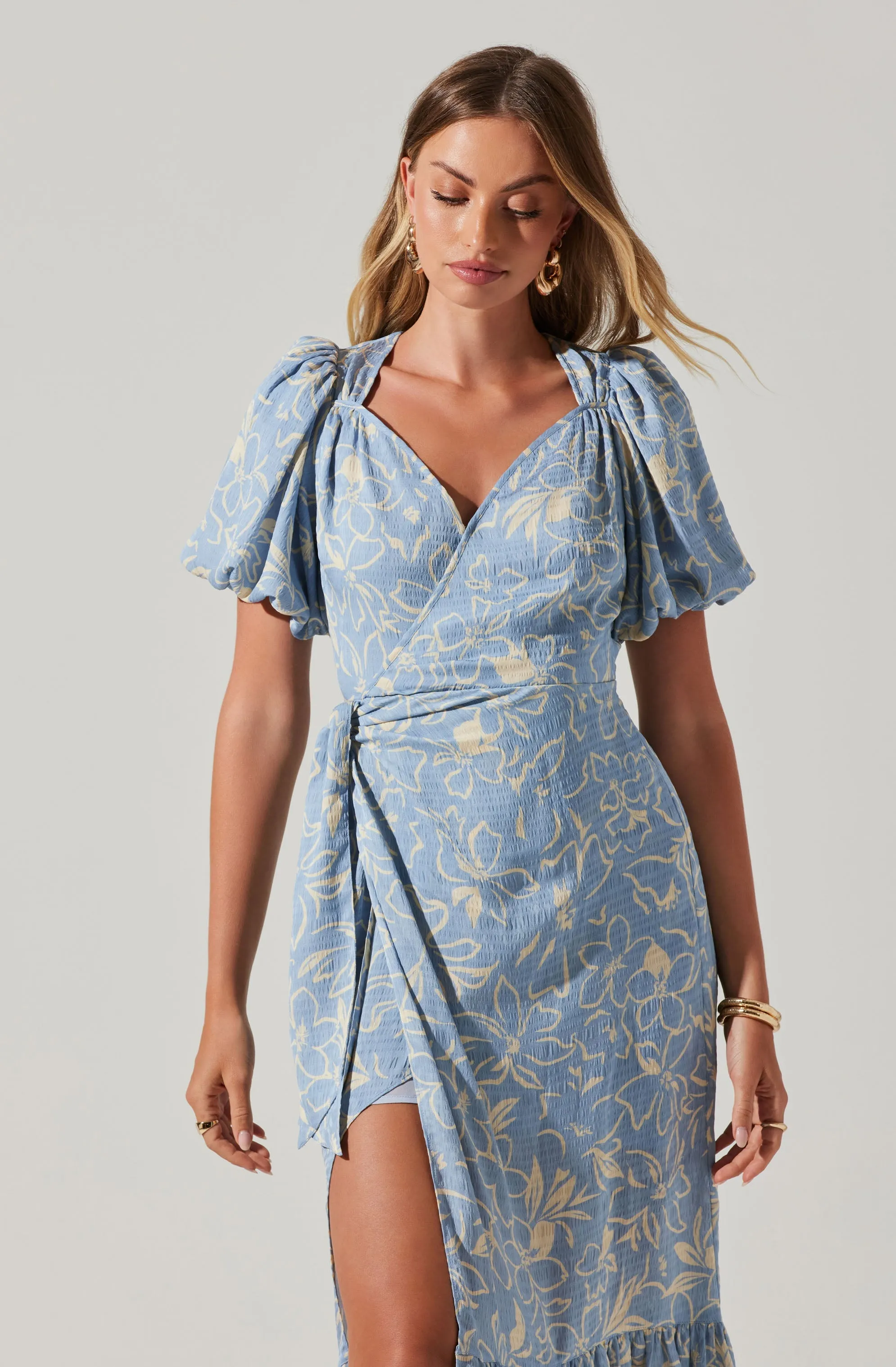 Modena Floral Midi Dress