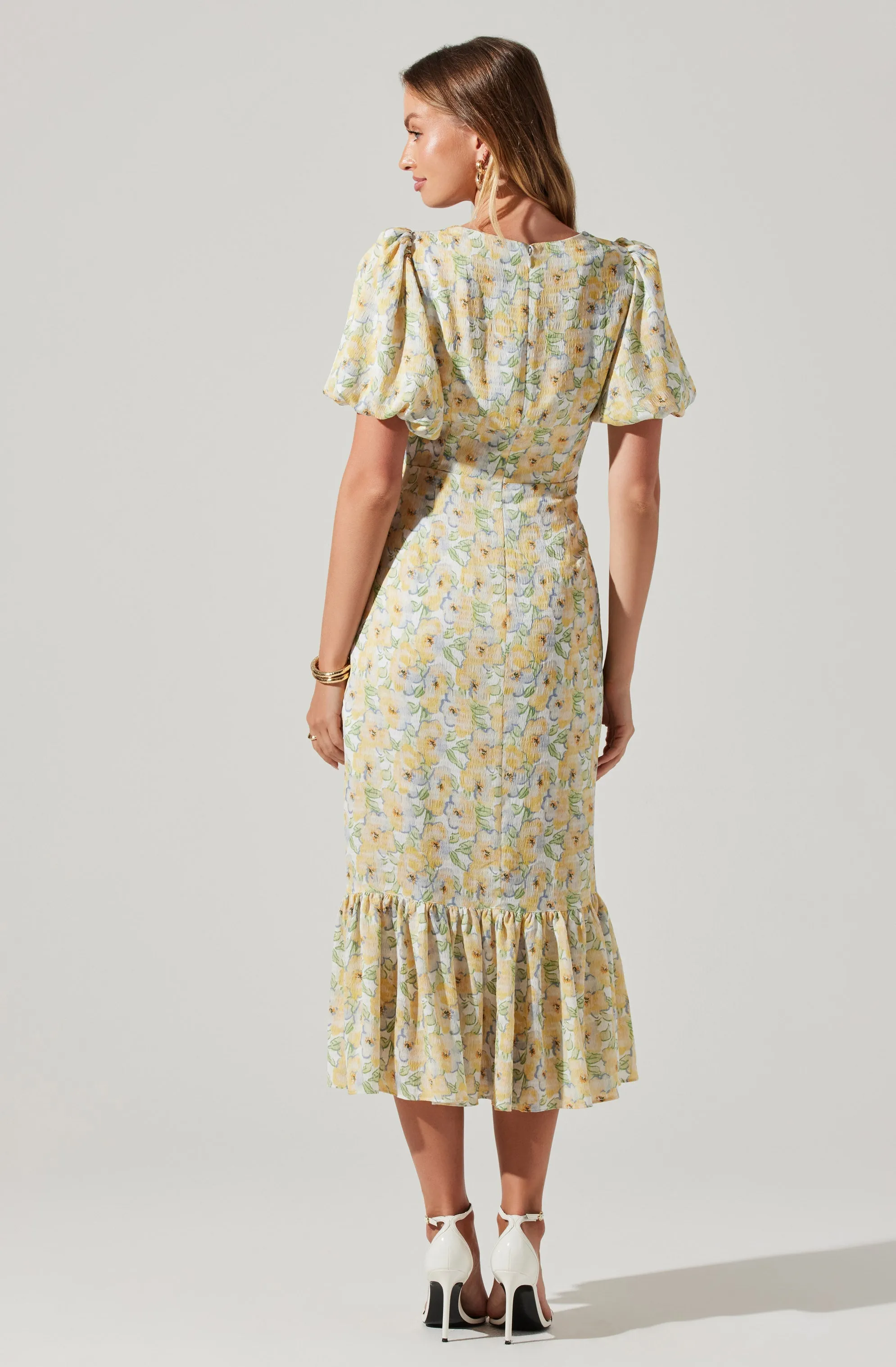 Modena Floral Midi Dress
