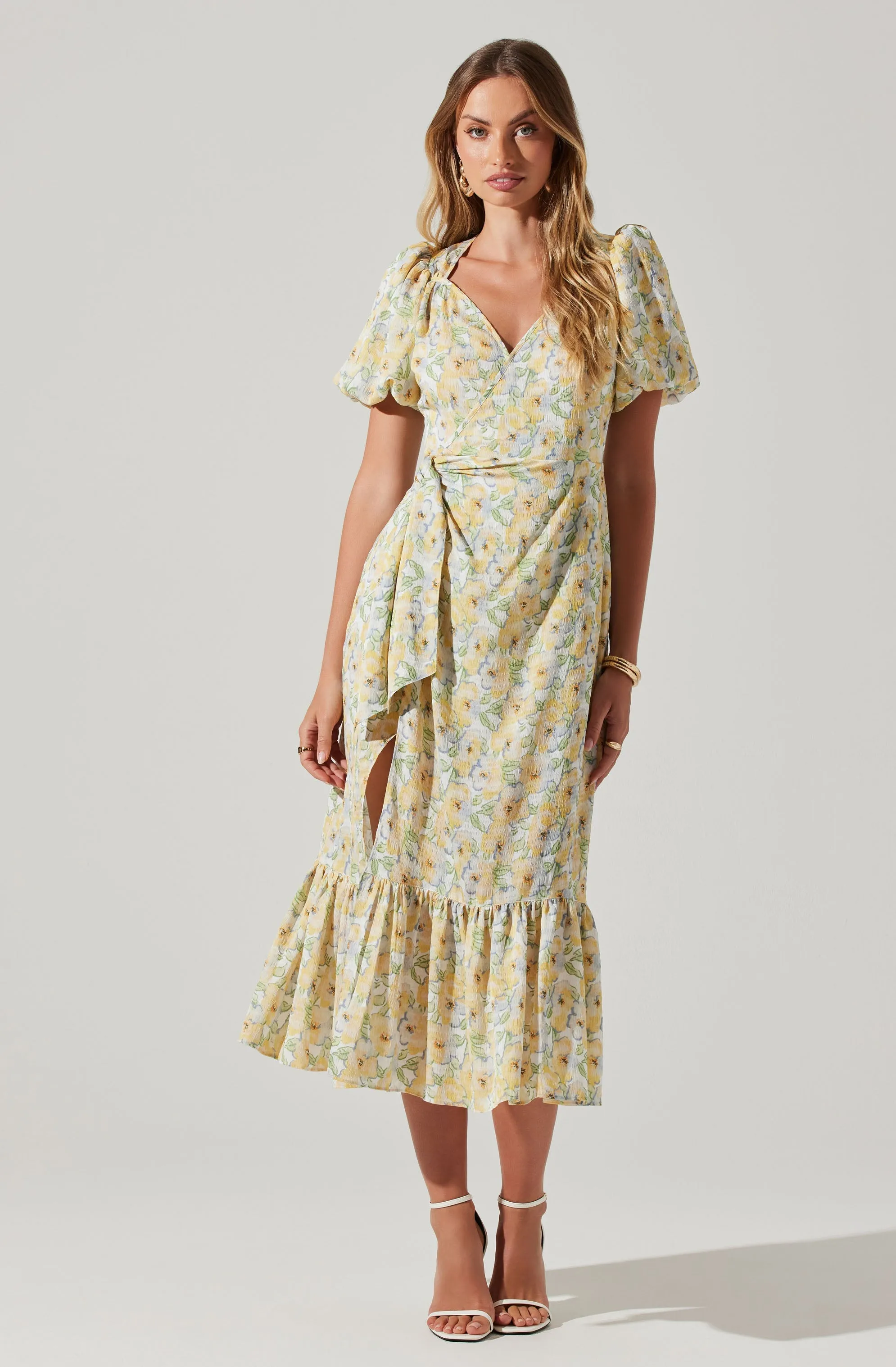 Modena Floral Midi Dress