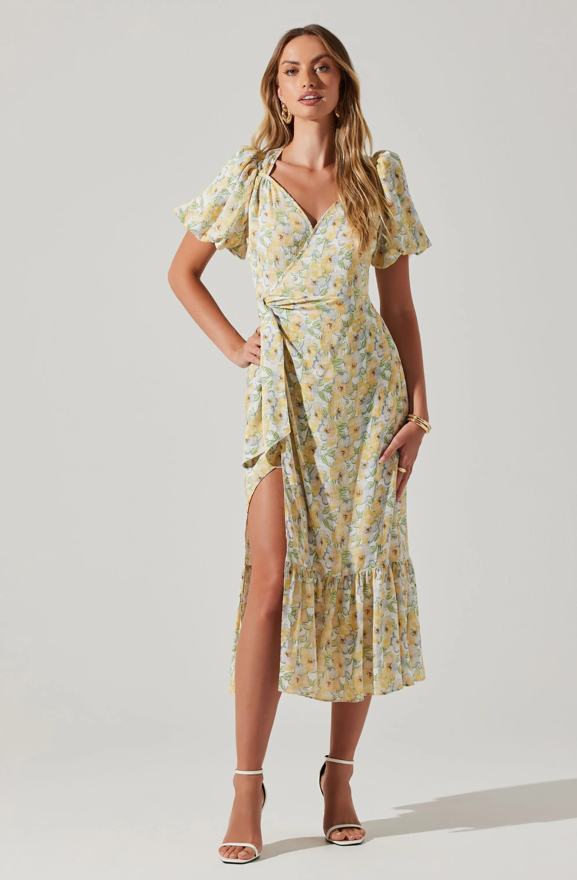 Modena Floral Midi Dress