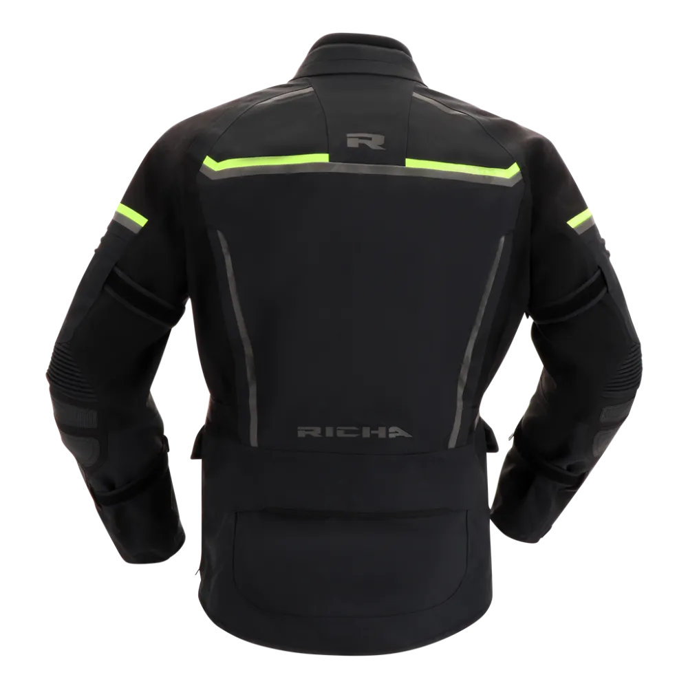 Moto Jacket Richa Atlantic 2 Gore-Tex Jacket, Black/Yellow