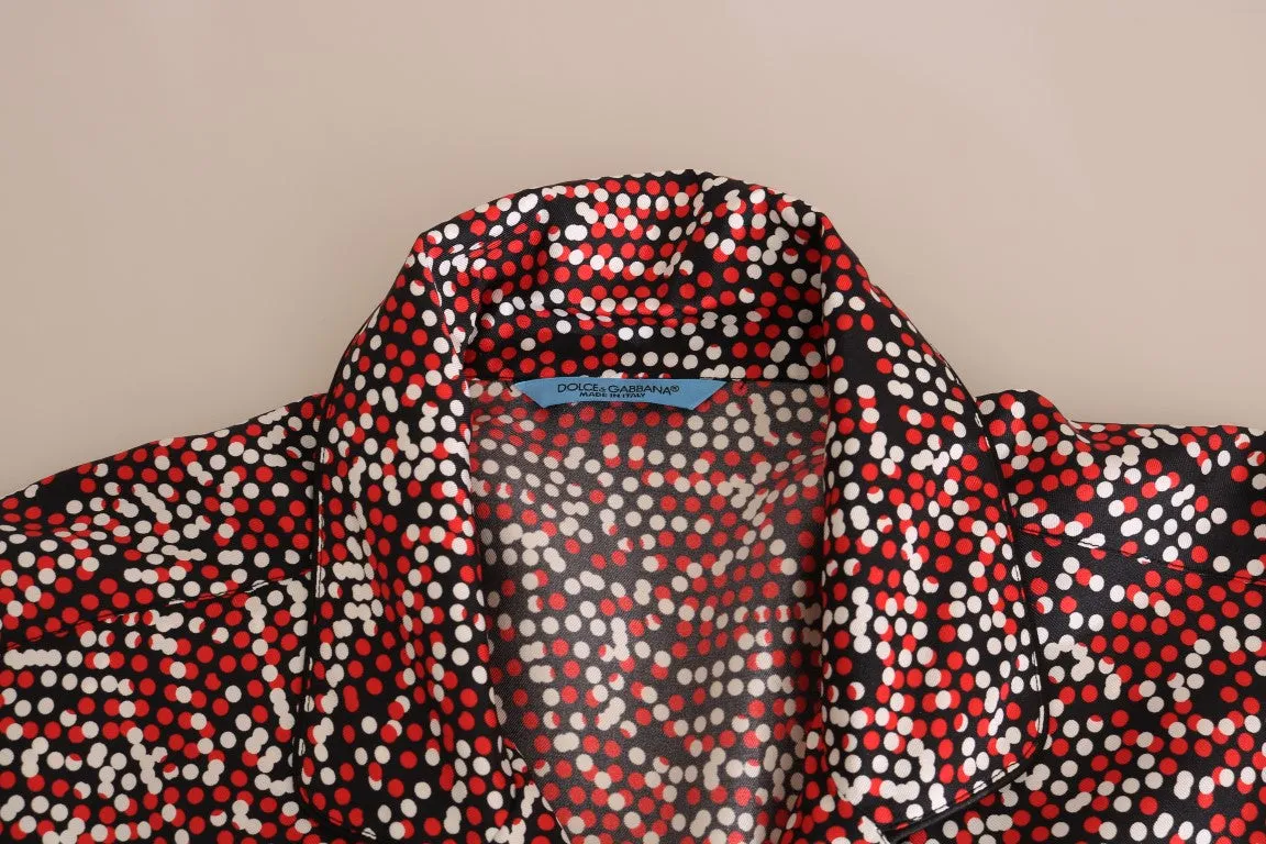 Multicolor Fantasy Pattern Silk Shirt