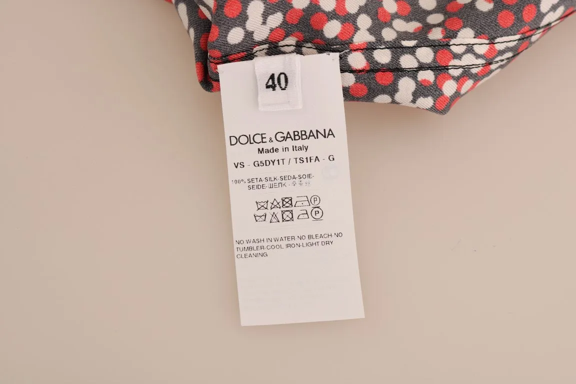 Multicolor Fantasy Pattern Silk Shirt