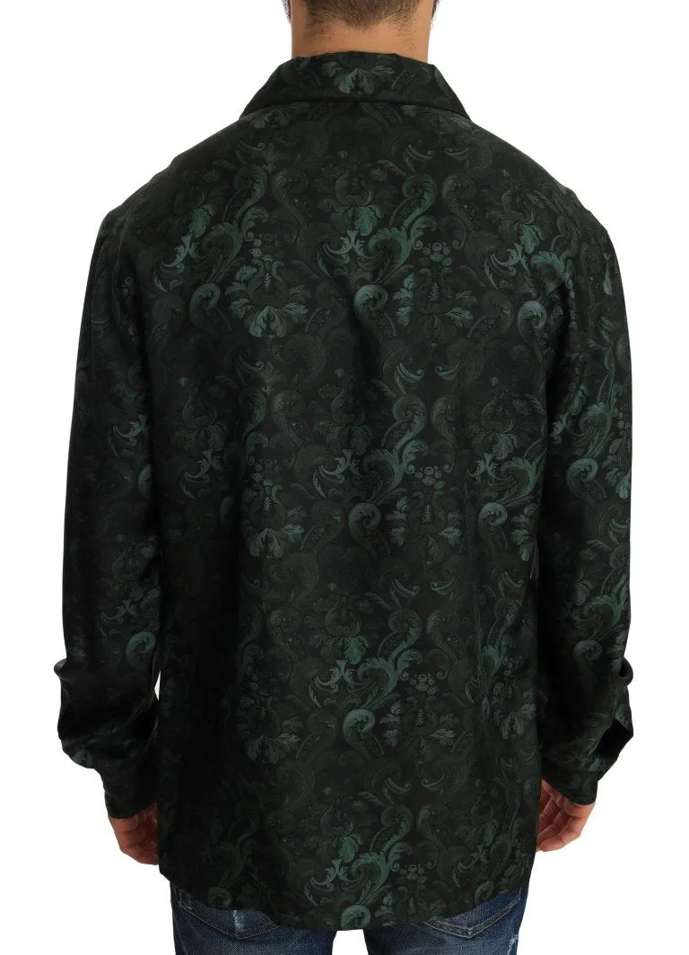 Multicolor Silk Baroque Shirt
