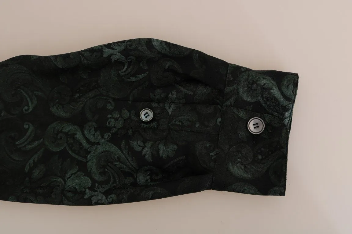 Multicolor Silk Baroque Shirt