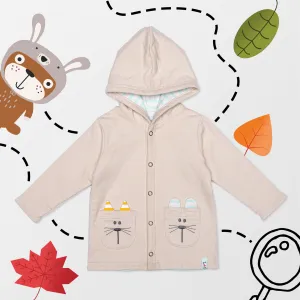 Multicoloured Animal Applique Jacket