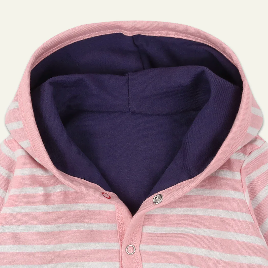 Multicoloured Stripe And Strawberry Applique Jacket