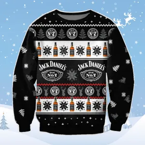 New Jack Daniel’s Old No 7 brand Ugly Christmas Sweater Sz XL Men's Sizing