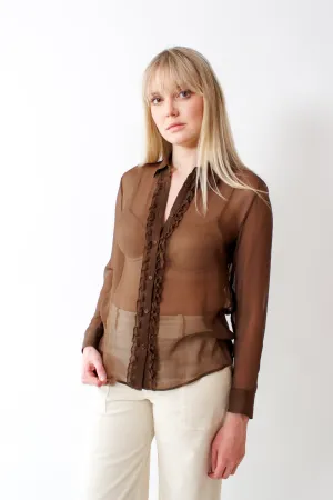 Nili Lotan Kris Silk Shirt