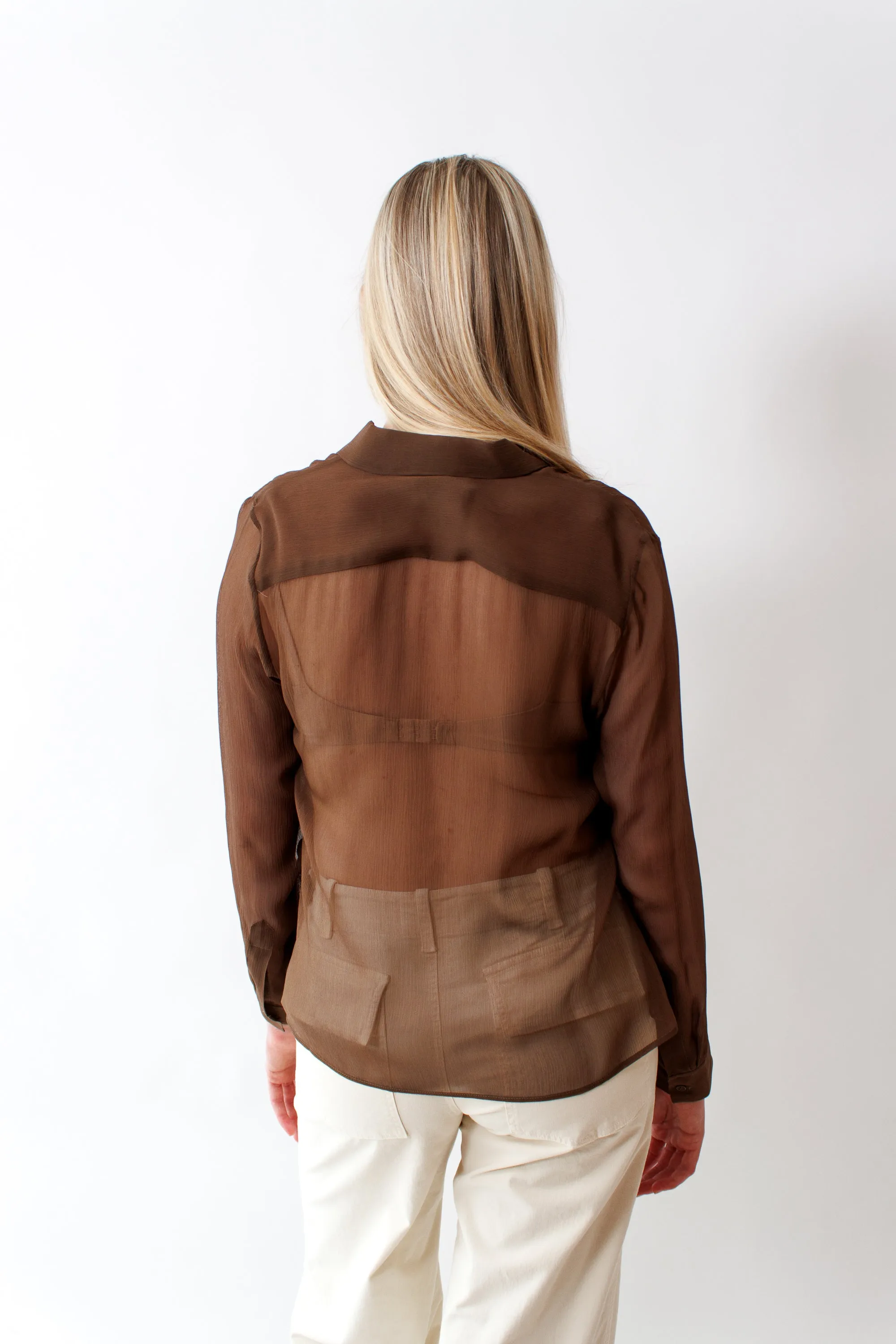 Nili Lotan Kris Silk Shirt
