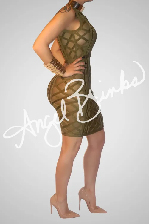 Nobility Bandage Dress (Olive)