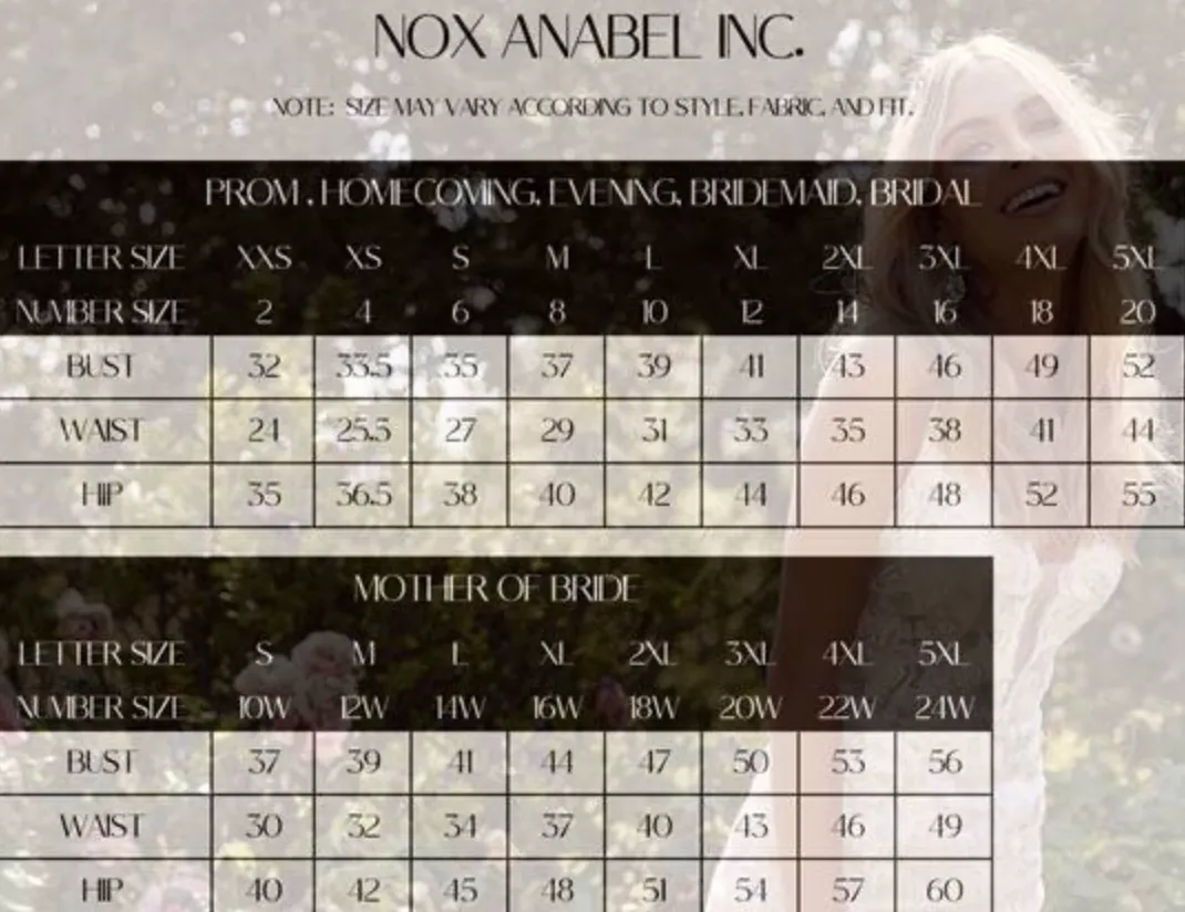 Nox Anabel Evening Gown J1324