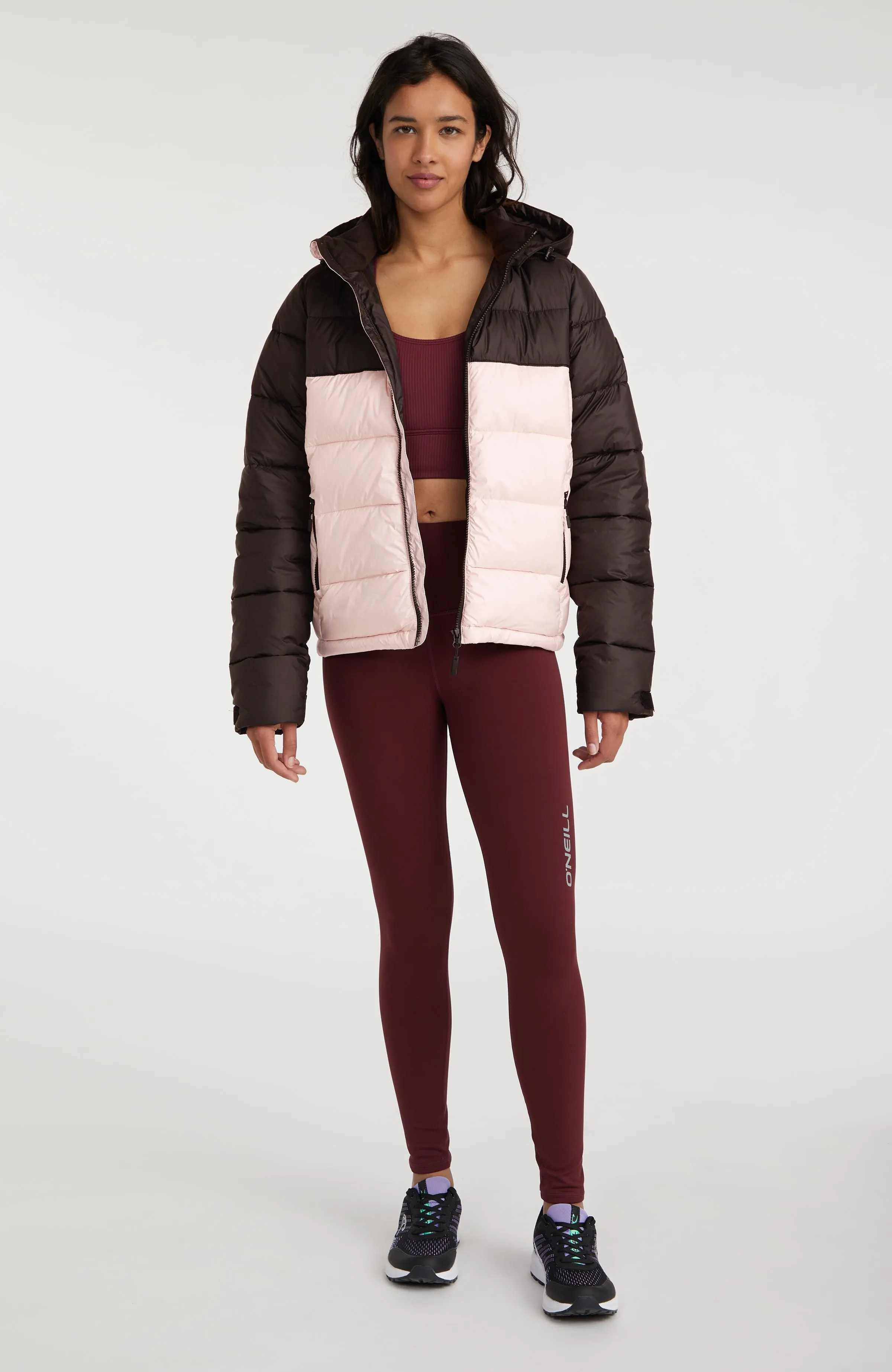 O'Riginals Steppjacke | Peach Whip Colour Block