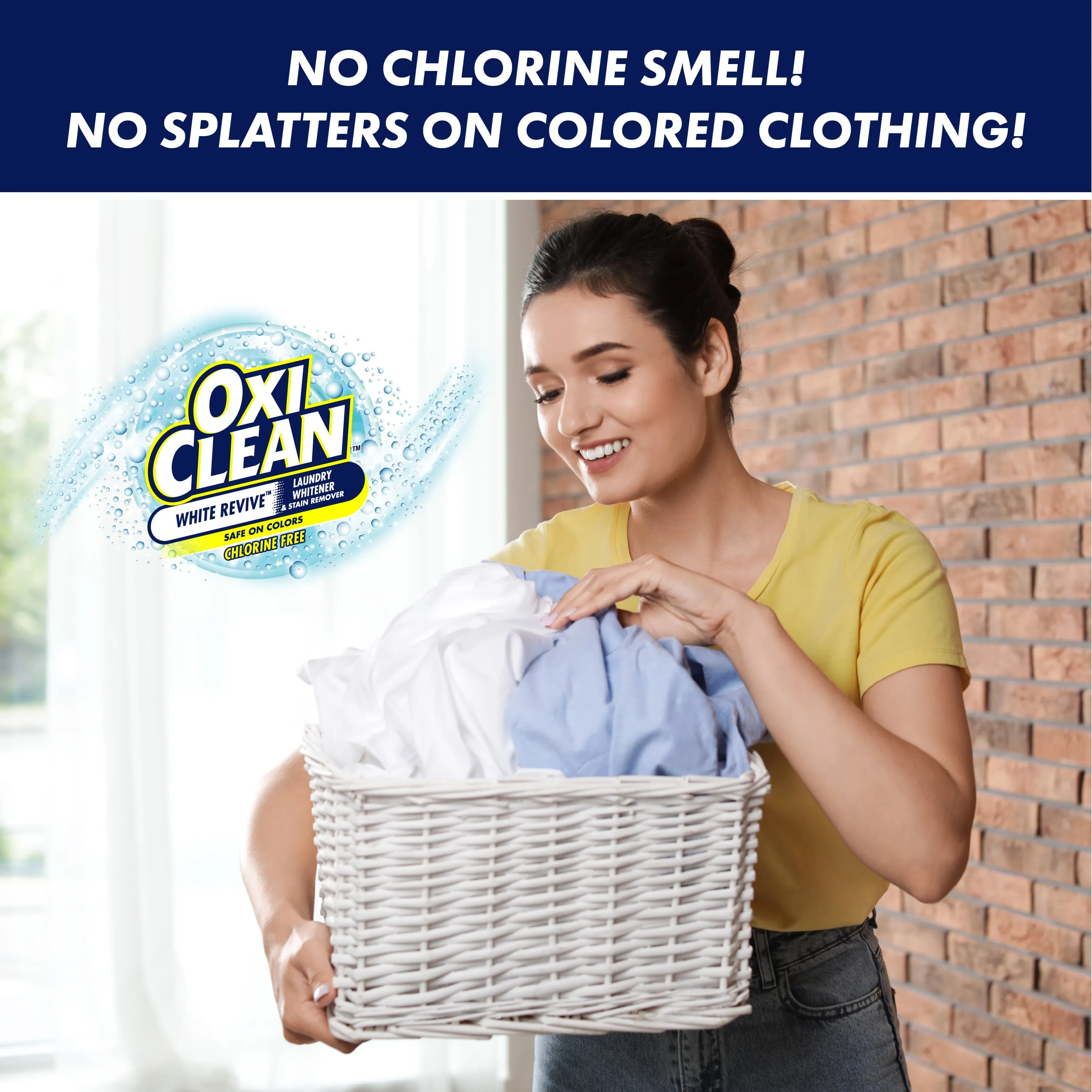 OxiClean White Revive Laundry Whitener   Stain Remover, 3 lbs. USA Stock