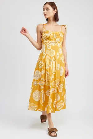 Paz Pleated Midi Dress