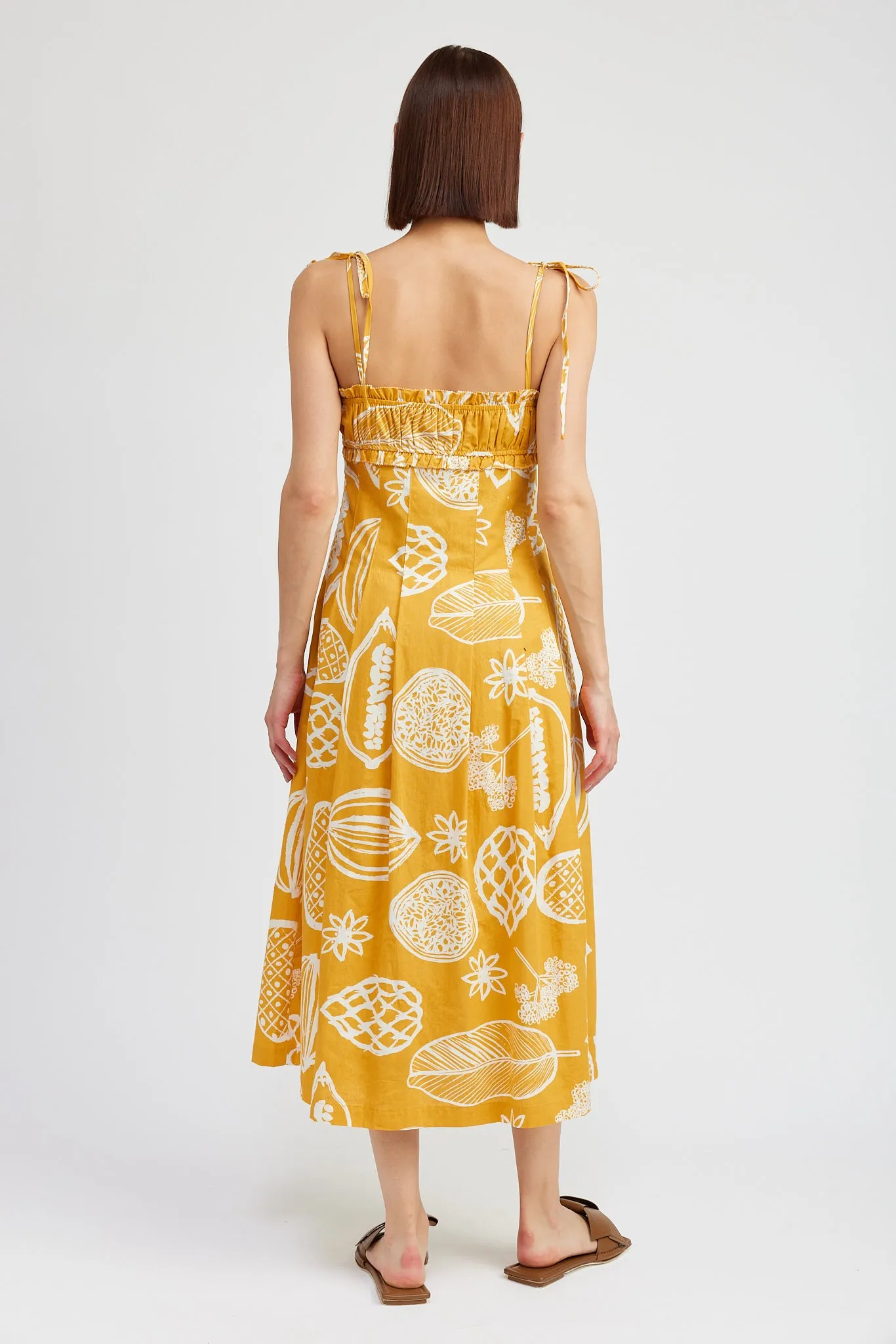 Paz Pleated Midi Dress