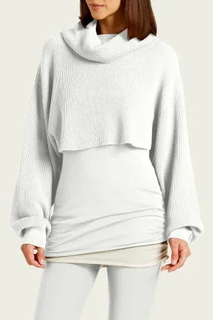 Pima Cotton Waffle Shrug