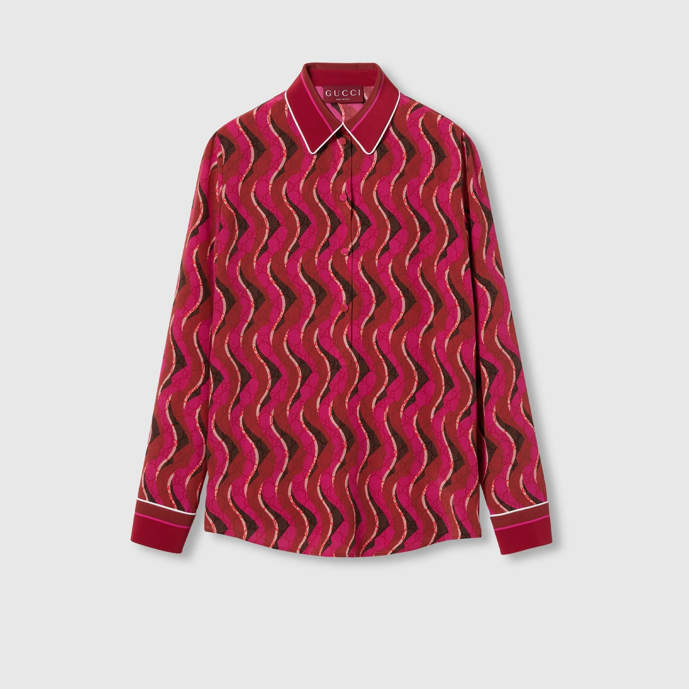 Printed Silk Shirt