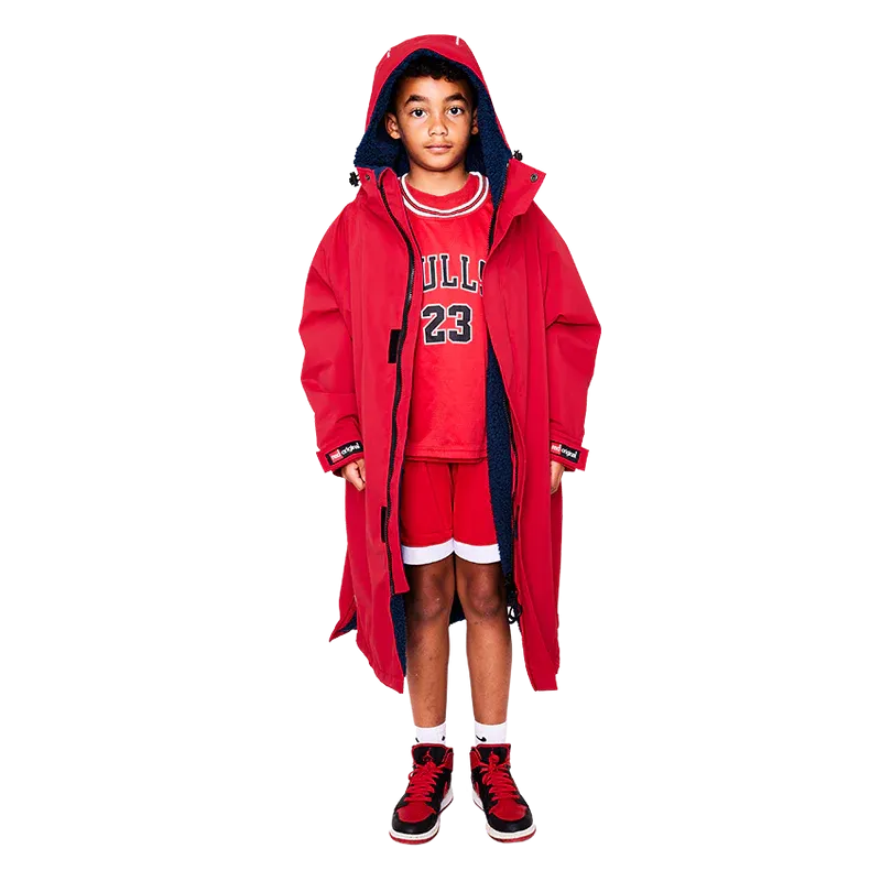 Red Paddle Pro Dry Change Robe - Red