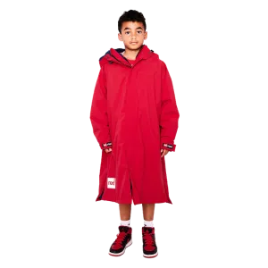 Red Paddle Pro Dry Change Robe - Red