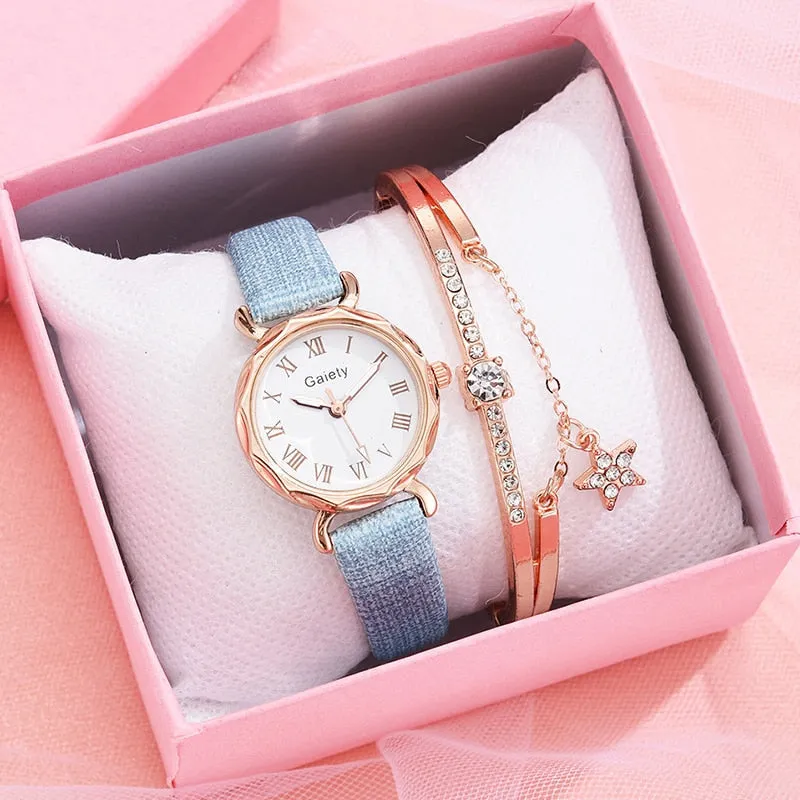Relógio Gaethe com Pulseira Banhada