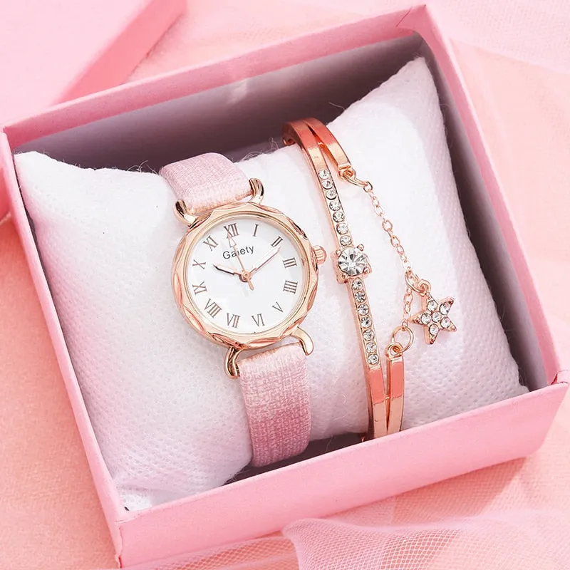Relógio Gaethe com Pulseira Banhada