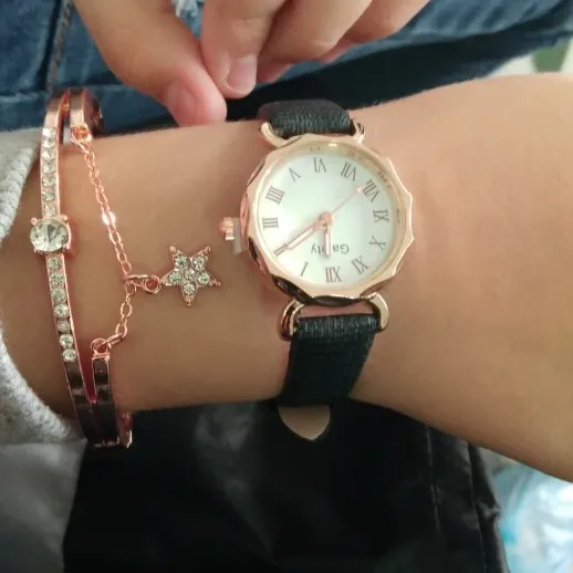 Relógio Gaethe com Pulseira Banhada