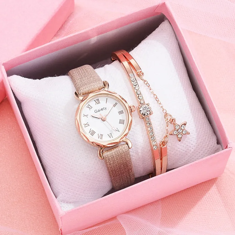 Relógio Gaethe com Pulseira Banhada
