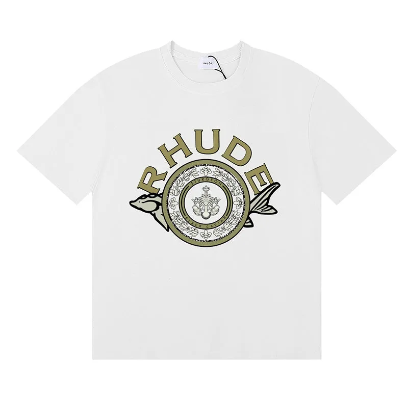 RHUDE Cotton Logo Caviar T-Shirts