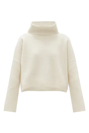 Roll-neck Merino-wool Sweater
