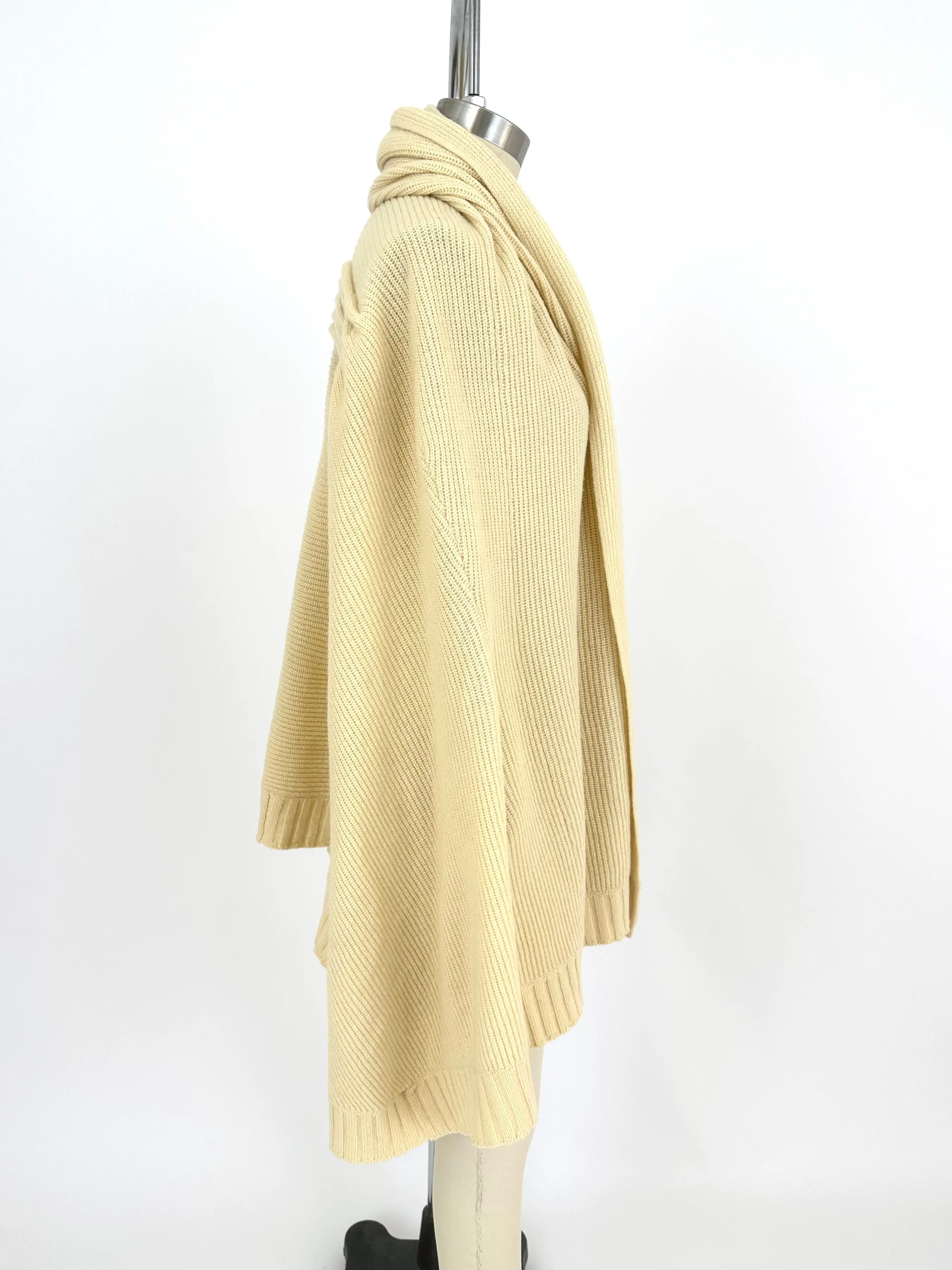 Sacai Wool Cape Cardigan