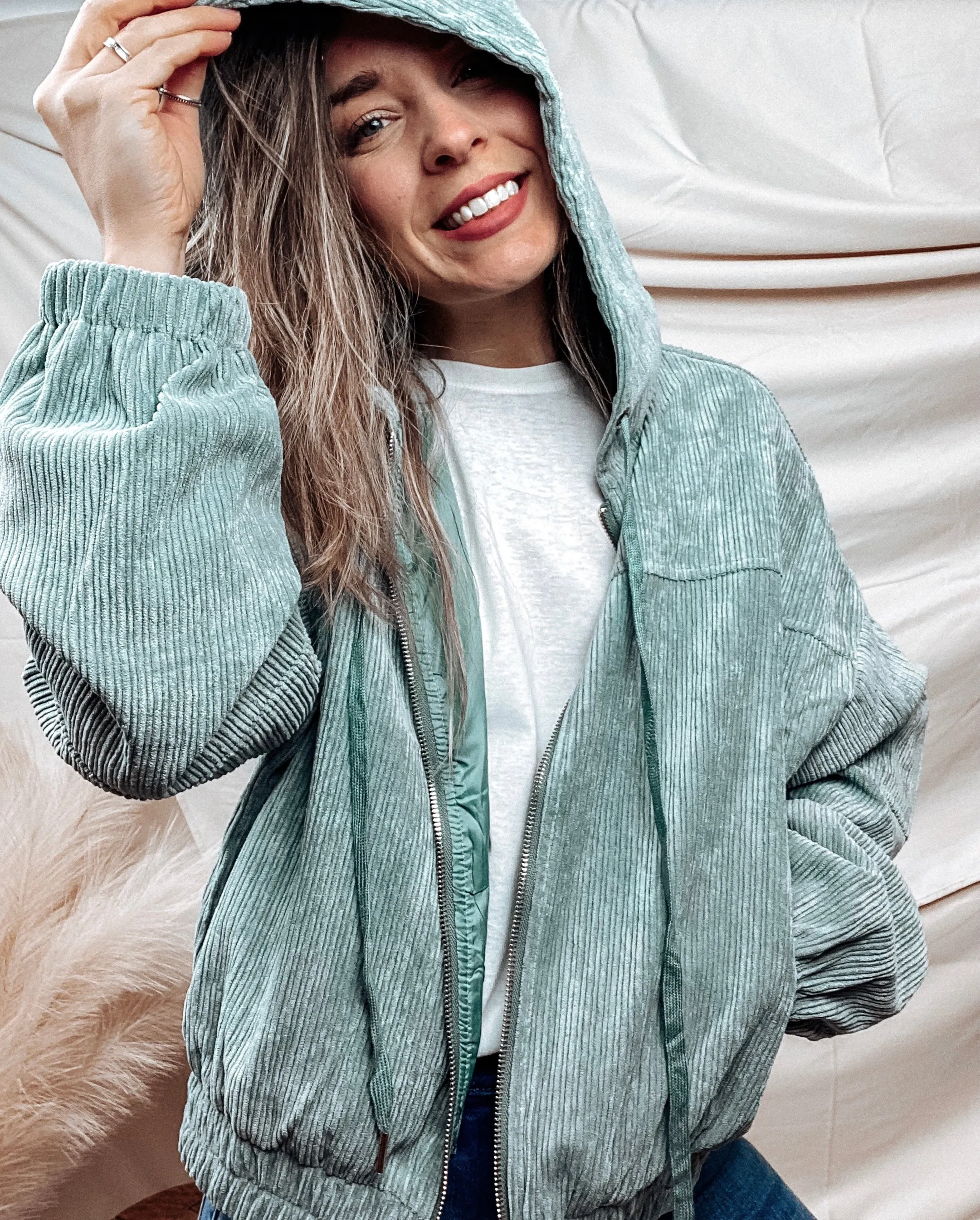Sage Zip Up