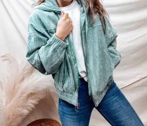 Sage Zip Up