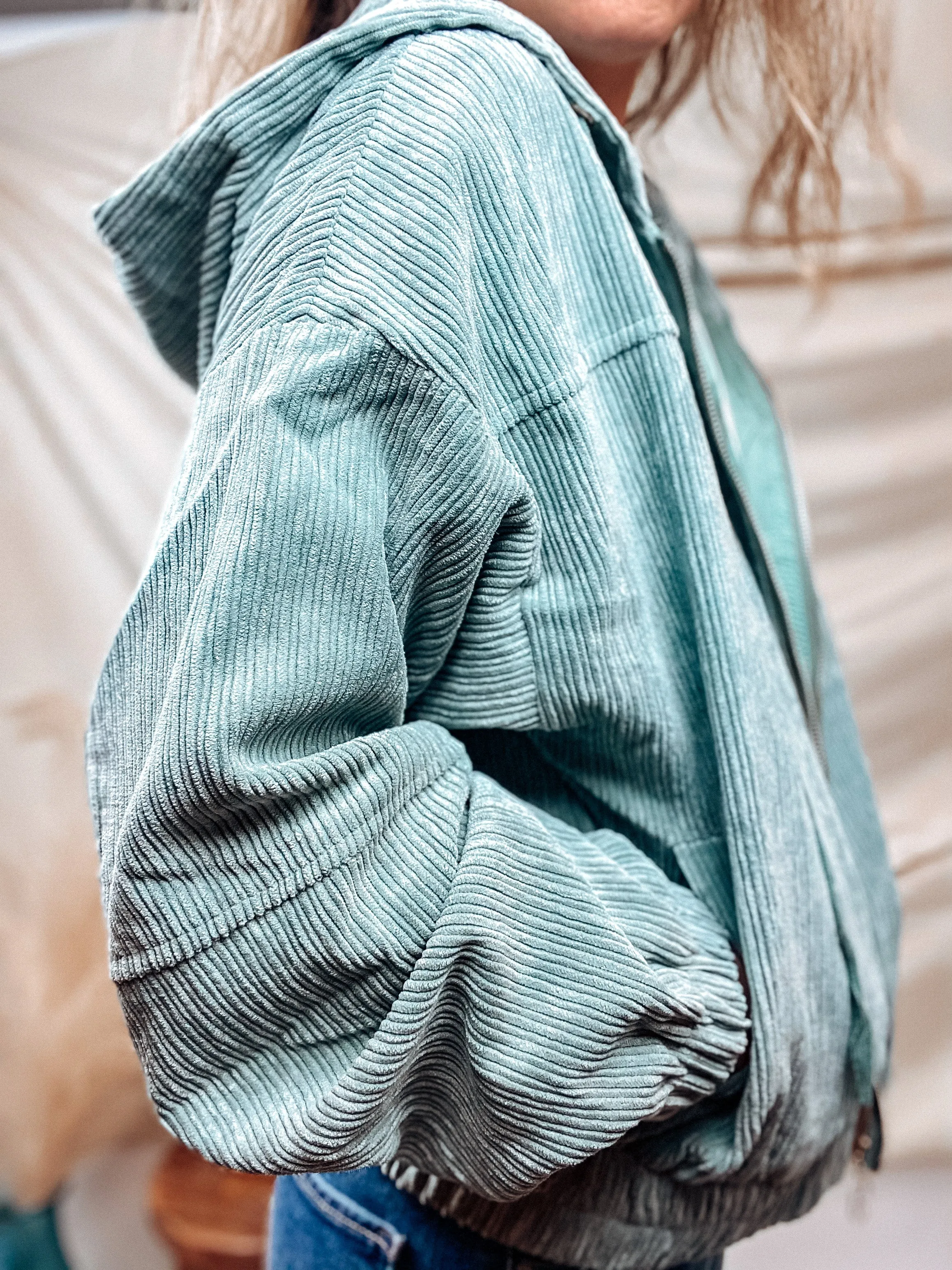 Sage Zip Up