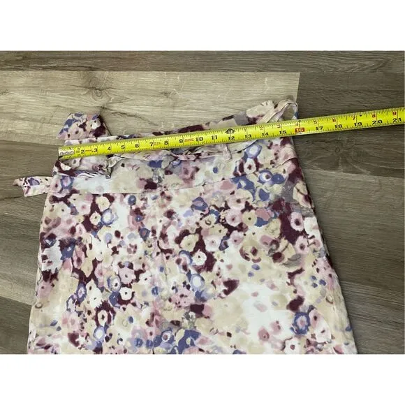 Sandwich_ Purple Multicolor Floral Pencil Skirt, Sz EU 36 / US Small, MP $230