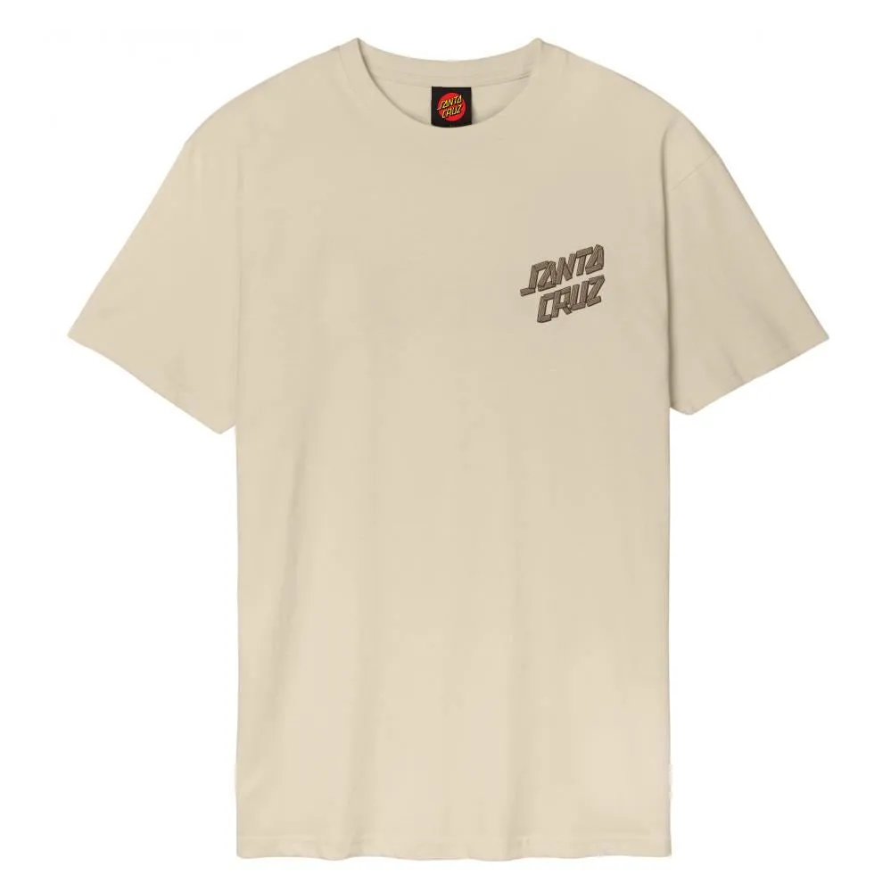 Santa Cruz T-Shirt Screaming Grizzly T-Shirt - Blond Wood