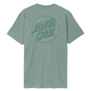 Santa Cruz T-Shirt Tonal Opus Dot Stripe T-Shirt - Moon Rock
