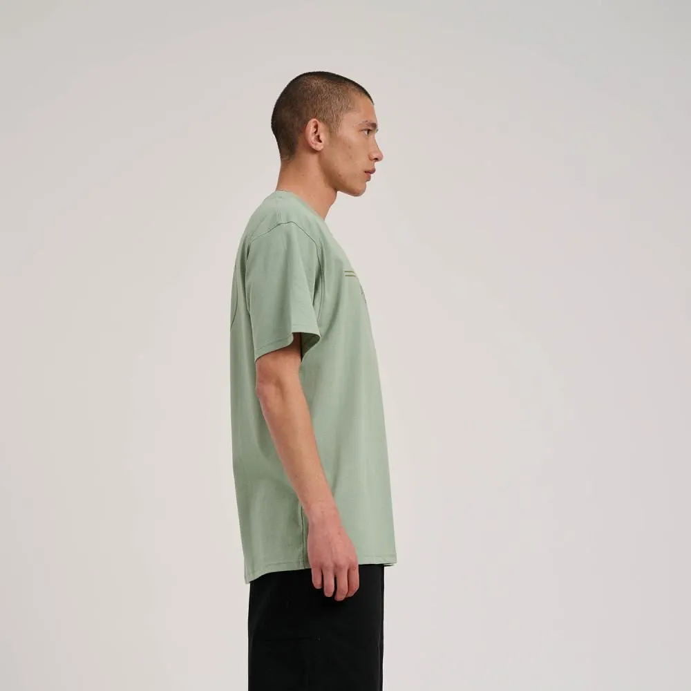 Santa Cruz T-Shirt Tonal Opus Dot Stripe T-Shirt - Moon Rock