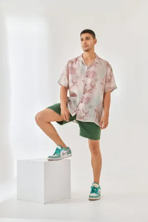 Sea whale Pastel Oversize Shirt
