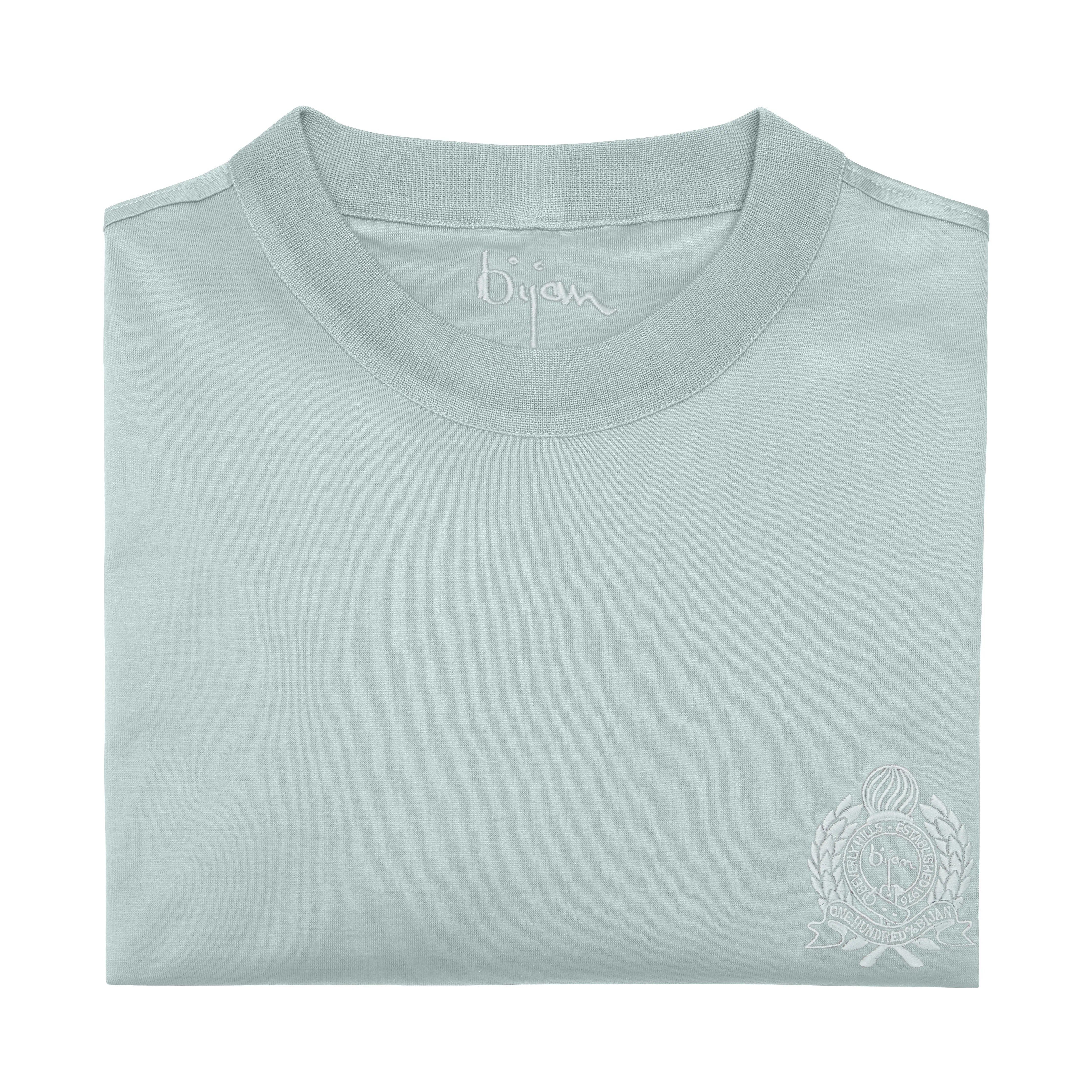 Seafoam with Seafoam Crest Long Sleeve T-Shirt
