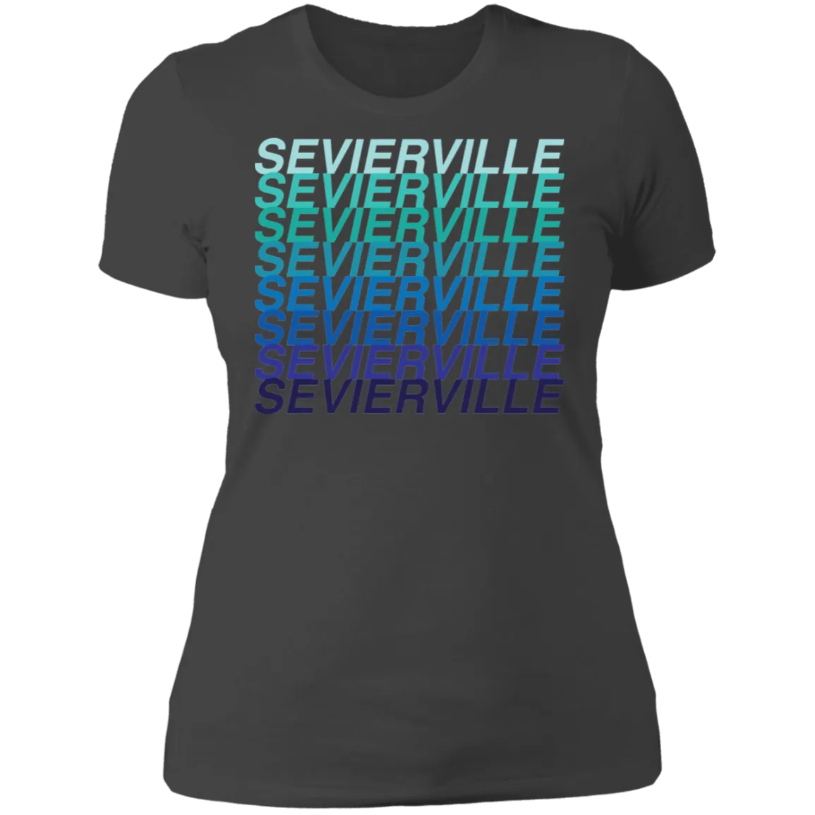 Sevierville Blue Ombre - Women's Tee