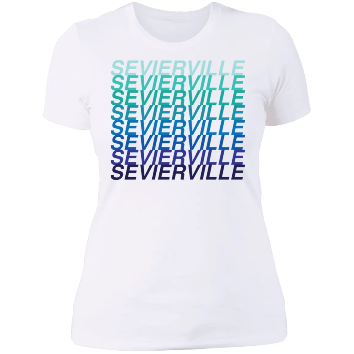 Sevierville Blue Ombre - Women's Tee