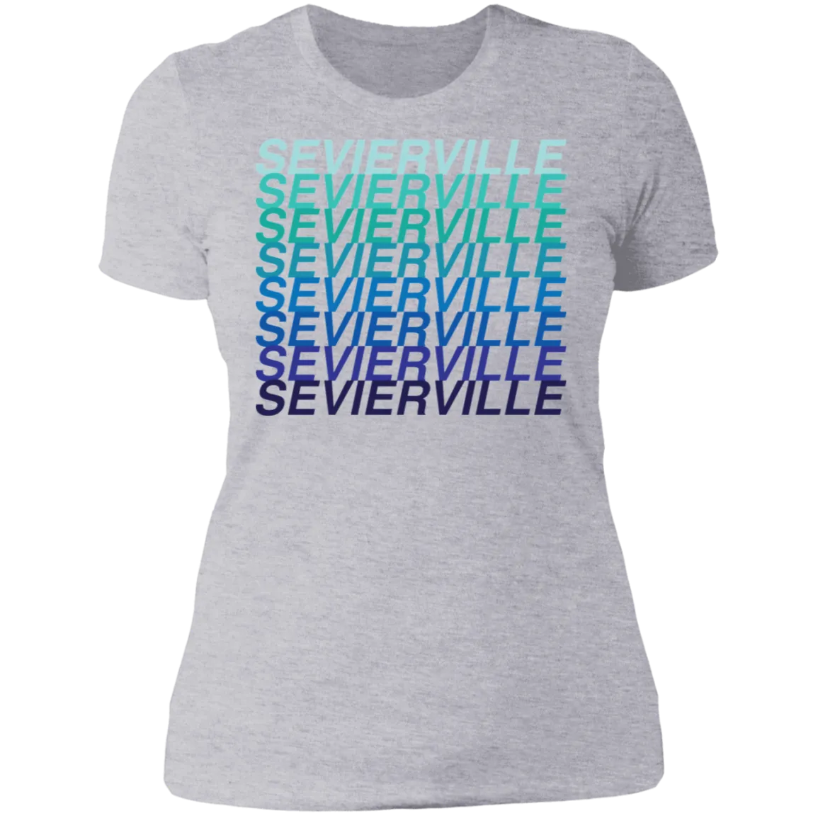 Sevierville Blue Ombre - Women's Tee
