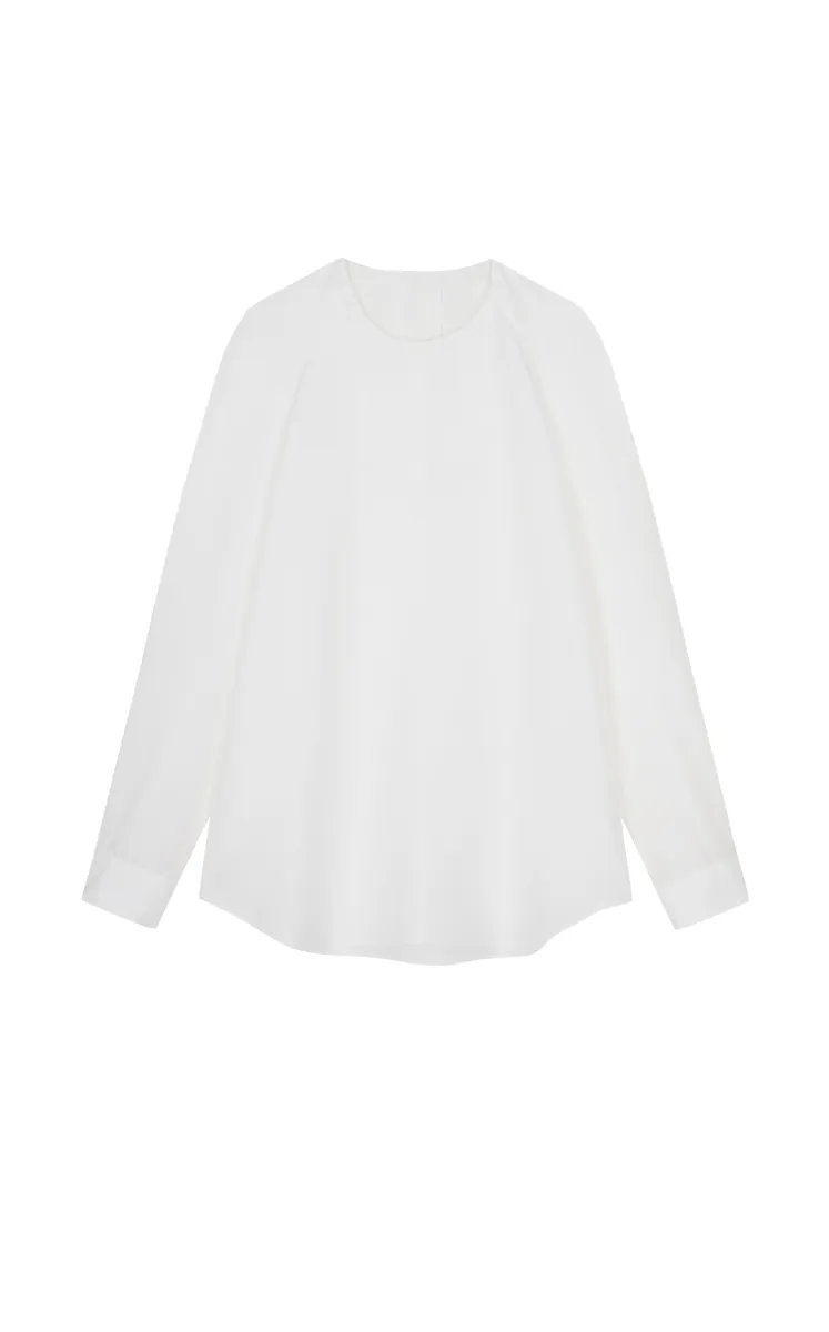 Shirt / JNBY Loose-Fit Silk Power-Spun Top