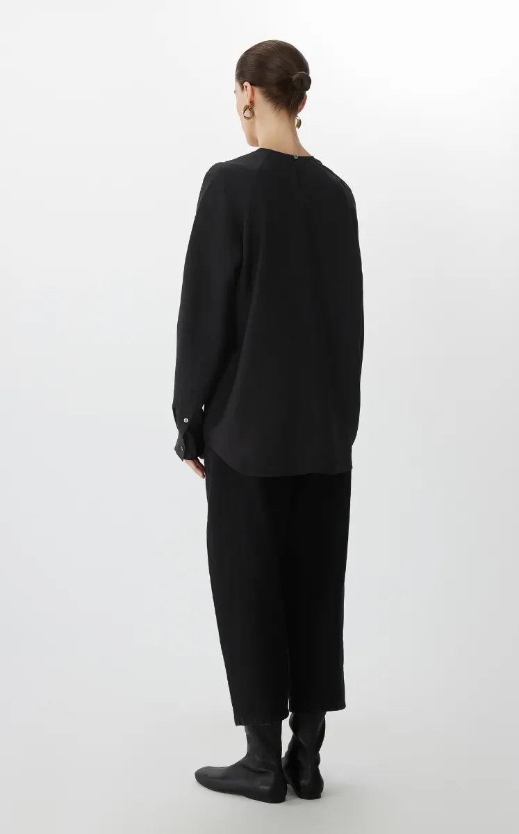 Shirt / JNBY Loose-Fit Silk Power-Spun Top