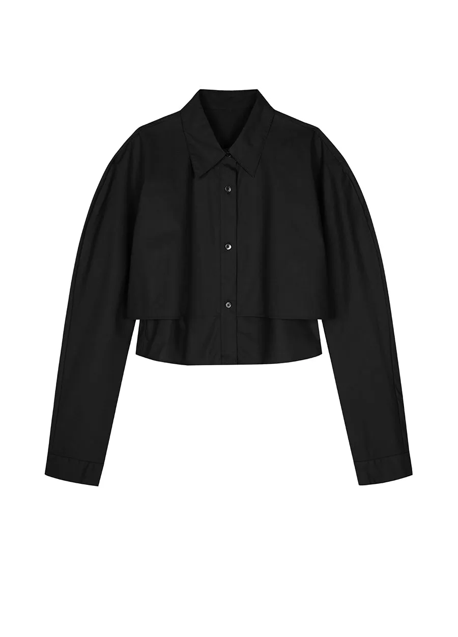 Shirt /JNBY Loose Fitting Long-sleeved Shirt